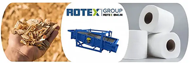 Rotex Group’s Sustainable Wood Screening for Pulp and Paper Production